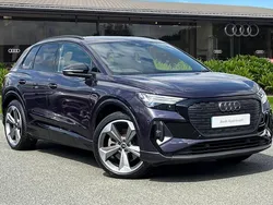 Purple Used 2024 Audi Q4 e-tron Black Edition SUV | £36,950