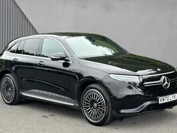 Black Used 2020 Mercedes EQC400 AMG Line Premium Plus SUV | £26,941 (A bit pricey)