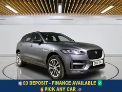 Grey Used 2018 Jaguar F-Pace R-Sport SUV | £16,849 (Fair price)