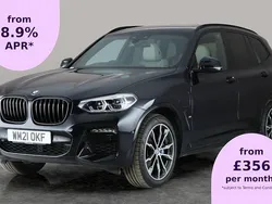 Black Used 2021 BMW X3 M Sport SUV | £24,294 (Good price)