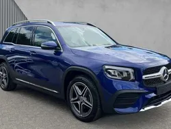 Galaxy blue metallic Used 2023 Mercedes GLB200 AMG line SUV | £30,514 (Fair price)