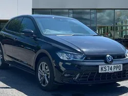 Black Used 2024 VW Polo R-line Hatchback | £21,571 (Fair price)