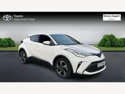 White Used 2022 Toyota C-HR Design SUV | £20,842 (Fair price)