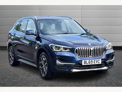 Mediterranean blue Used 2019 BMW X1 xLine SUV | £20,490 (Fair price)
