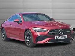 Red Used 2024 Mercedes CLE200 AMG line Coupe | £38,495