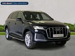 Black Used 2021 Audi Q7 S-Line SUV | £41,919 (Fair price)