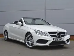 Polar white Used 2013 Mercedes E220 AMG Cabriolet | £8,650 (Fair price)