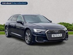 Blue Used 2022 Audi A6 S-Line Estate | £28,887 (Expensive)