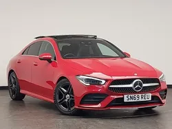 Red Used 2019 Mercedes CLA220 AMG Line Premium Plus Sedan | £27,498 (Expensive)