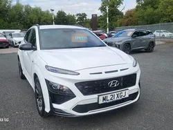 White Used 2021 Hyundai Kona N Line SUV | £14,995 (A bit pricey)