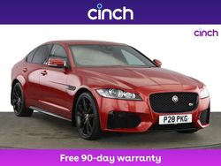 Red Used 2017 Jaguar XF S Sedan | £16,449 (Fair price)