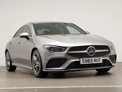 Silver Used 2019 Mercedes CLA200 AMG line Sedan | £21,498 (Fair price)