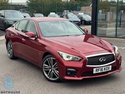 Red Used 2016 Infiniti Q50 Sport Tech Sedan | £6,995 (Good price)