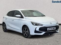 Solid arctic white Used 2024 MG MG3 Trophy Hatchback | £15,857 (Good price)