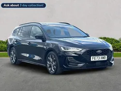 Black Used 2023 Ford Focus ST-Line Estate | £15,450 (Fair price)