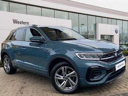 Blue Used 2022 VW T-Roc R-line SUV | £23,398 (Fair price)