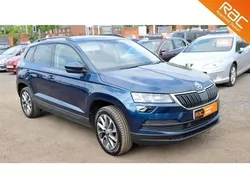 Blue Used 2021 Skoda Karoq SE Drive SUV | £11,495 (Expensive)