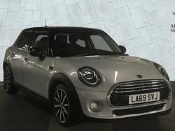 Silver Used 2020 Mini Cooper Exclusive Hatchback | £19,000 (A bit pricey)