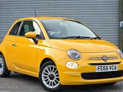 Yellow Used 2016 Fiat 500 Pop Star Hatchback | £4,895 (Fair price)