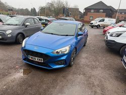Blue Used 2018 Ford Focus ST-Line X Hatchback | £8,495 (Fair price)