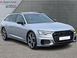 Silver Used 2025 Audi A6 Black Edition Estate | £50,563