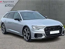 Silver Used 2025 Audi A6 Black Edition Estate | £50,563