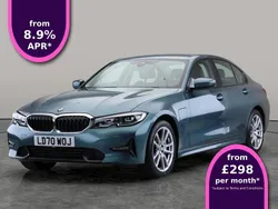 Blue Used 2020 BMW 330e Sport Line Sedan | £20,370 (Fair price)