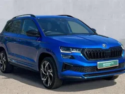 Blue Used 2024 Skoda Karoq SportLine SUV | £25,570 (Good price)