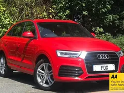 Red Used 2016 Audi Q3 S-Line SUV | £10,980 (Fair price)