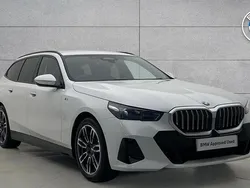 White Used 2025 BMW 520 M Sport Estate | £43,990 (Expensive)