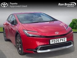 Red Used 2025 Toyota Prius Hatchback | £32,475 (Expensive)