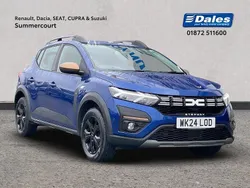 Metallic iron blue Used 2024 Dacia Sandero Extreme Hatchback | £15,500 (Fair price)
