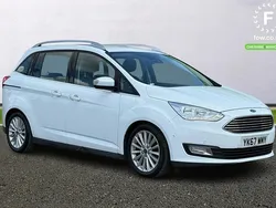 White Used 2017 Ford Grand C-Max Titanium MPV | £9,399 (Fair price)