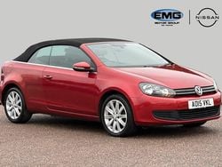 Red Used 2015 VW Golf Cabriolet S Cabriolet | £6,495 (Fair price)