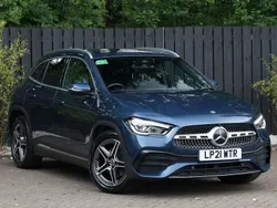 Blue Used 2021 Mercedes GLA180 AMG line SUV | £24,998 (Fair price)