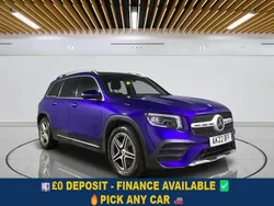 Blue Used 2022 Mercedes GLB220 AMG line SUV | £30,449 (Fair price)