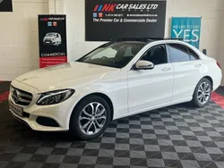 White Used 2016 Mercedes C350e Premium Plus Sedan | £14,995