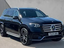 Obsidian black metallic Used 2025 Mercedes GLS450 Business SUV | £92,981 (Expensive)
