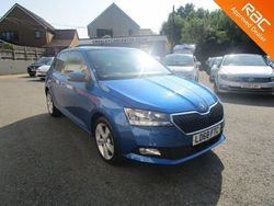 Blue Used 2018 Skoda Fabia SE L Hatchback | £9,990 (Fair price)