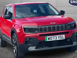 Red Used 2024 Jeep Avenger EV Summit SUV | £18,430 (Fair price)