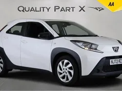 White Used 2022 Toyota Aygo PURE Hatchback | £9,880 (Fair price)
