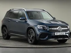 Denim blue Used 2023 Mercedes GLB200 AMG line SUV | £33,200 (Fair price)