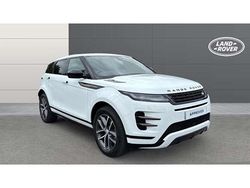White Used 2025 Land Rover Range Rover evoque SE Dynamic SUV | £38,444 (A bit pricey)