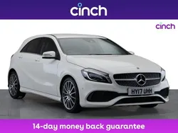 White Used 2017 Mercedes A200 AMG Line Premium Hatchback | £14,499 (Fair price)