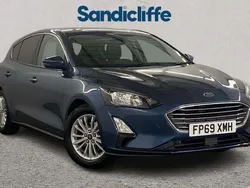 Blue Used 2019 Ford Focus Titanium Hatchback | £10,836 (Fair price)