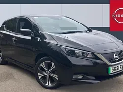 Black Used 2021 Nissan Leaf N-Connecta Hatchback | £11,605 (Fair price)