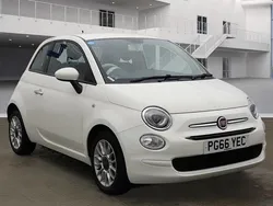 White Used 2017 Fiat 500 Pop Star Hatchback | £5,495 (Fair price)