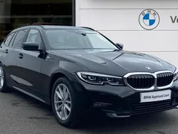 Black Used 2021 BMW 318 Sport Line Estate | £21,428 (Fair price)
