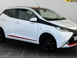 White Used 2017 Toyota Aygo x-press Hatchback | £6,695 (Fair price)
