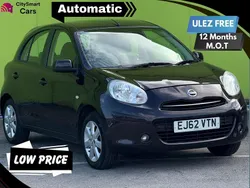Black Used 2013 Nissan Micra Acenta Hatchback | £3,995 (Good price)